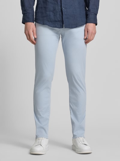 Pierre Cardin Spodnie o kroju regular fit z wpuszczanymi kieszeniami model 'Lyon' Jasnoniebieski 4