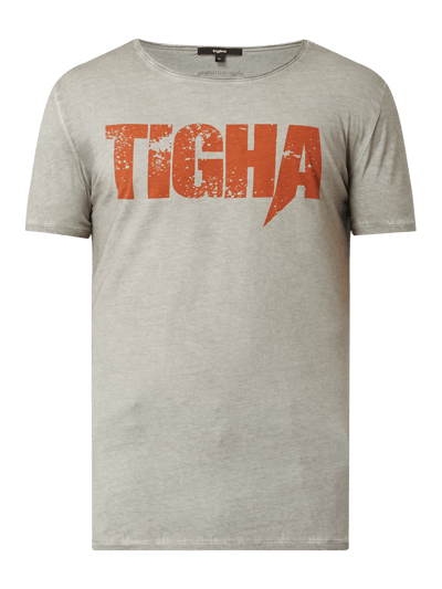 Tigha T-Shirt mit Logo-Print Modell 'Splashes'  Hellgrau 2