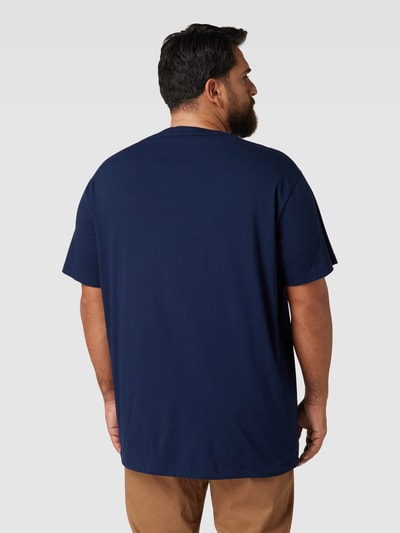 Polo Ralph Lauren Big & Tall PLUS SIZE T-shirt met logostitching Marineblauw - 5