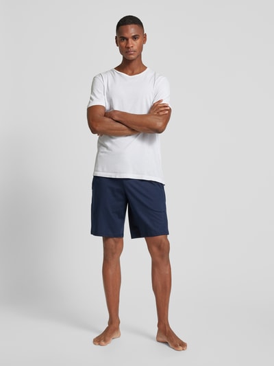 Schiesser Sweatshorts mit Eingrifftaschen Marine 1