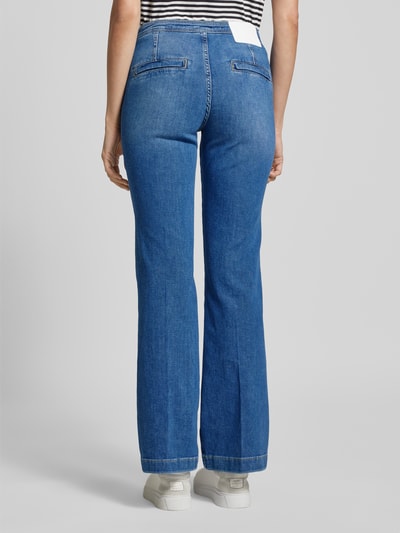 ROSNER Flared Jeans mit Knopfverschluss Modell 'Alisa' Blau 5