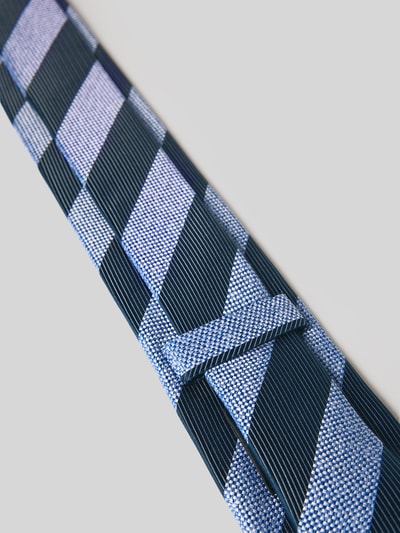 Produktfoto, Seidenkrawatte im Allover-Look (6,5 cm) von OLYMP, Reine Seide, klassische Form, Label-Detail, Handmade, geometrisches Muster