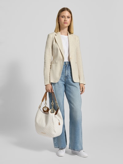 MICHAEL Michael Kors Handtasche mit Label-Applikation Modell 'LILLIE' Offwhite 1