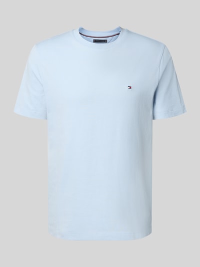 Tommy Hilfiger Regular Fit T-Shirt aus reiner Baumwolle Hellblau 2
