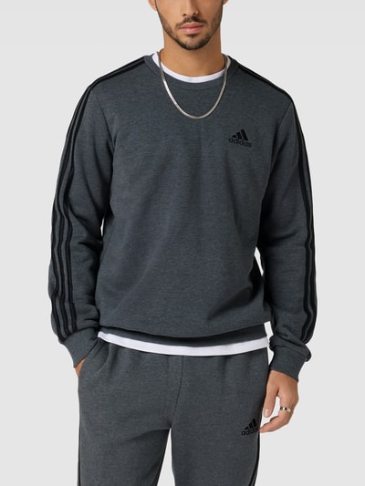 adidas Sportswear Sweatshirt mit Label-Stitching Anthrazit 4