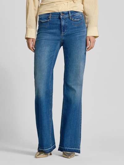 CAMBIO Loose Fit Jeans mit Label-Detail Modell 'FABIENNE' Jeansblau 4