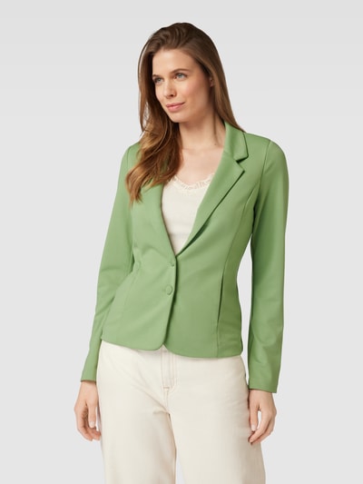 Soyaconcept Blazer in effen design, model 'Daniela' Lichtgroen - 4