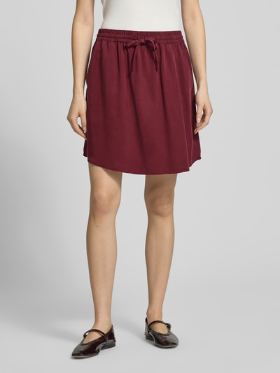 Marc O'Polo DENIM Mini-Rock aus Lyocell Bordeaux 4