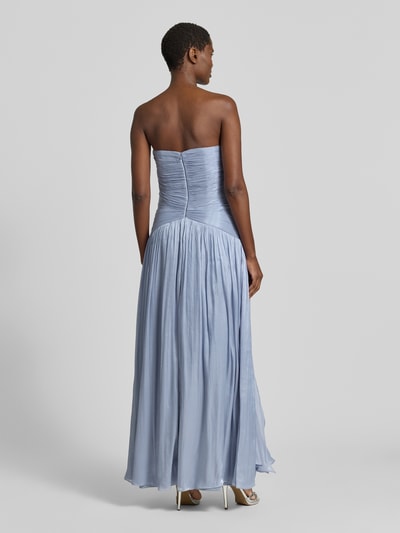 LUXUAR FASHION Abendkleid mit Raffungen Hellblau 5