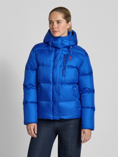 Polo Ralph Lauren Gewatteerd jack met labelstitching Oceaanblauw - 4