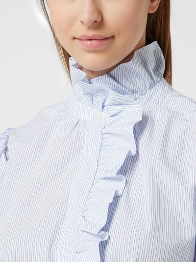 Risy & Jerfs Blouse met volants, model 'Prato' Lichtblauw - 3