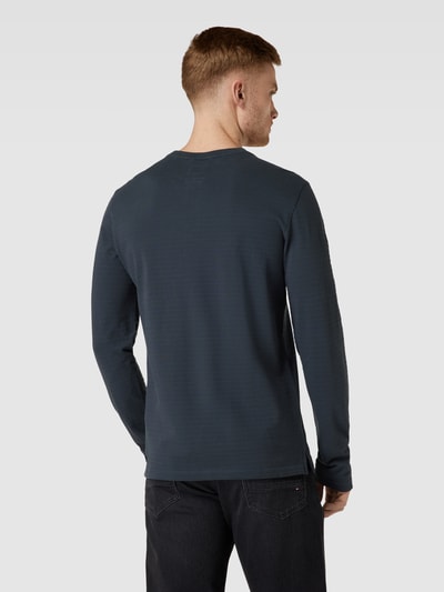 camel active Longsleeve mit Serafino-Ausschnitt Marine 5