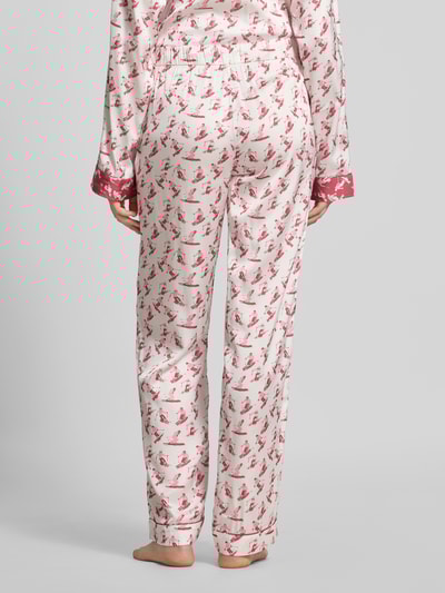 Christian Berg Woman Regular Fit Pyjama-Hose mit Tunnelzug Offwhite 5