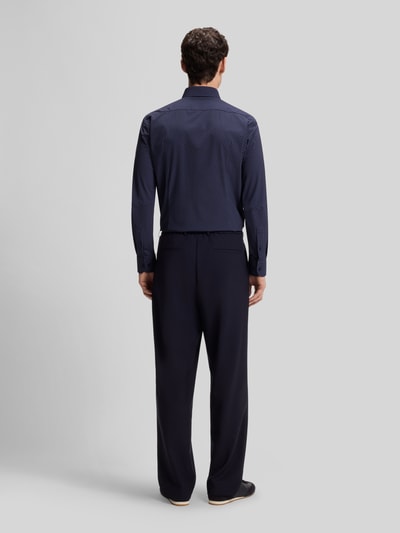 BOSS Slim Fit Businesshemd mit Allover-Muster Modell 'P-Hank-kent-C1-222' Marine 5