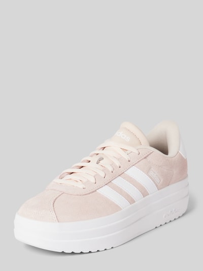 ADIDAS SPORTSWEAR Plateau-Sneaker aus Leder-Mix Modell 'COURT' Hellrosa 1