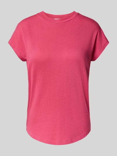 Marc O'Polo Regular Fit T-Shirt aus reiner Baumwolle Pink 2