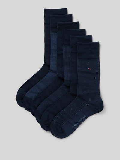 Tommy Hilfiger Socken mit Label-Stitching im 5er-Pack Marine 1