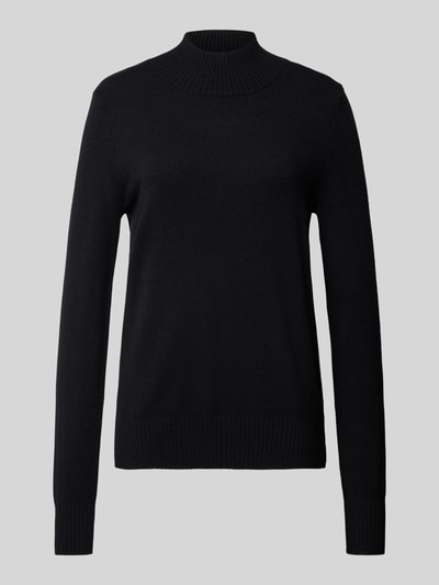 Christian Berg Woman Gebreide pullover met ribboorden, model 'Aliv' Zwart - 2