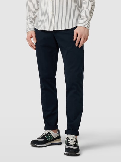 Tommy Hilfiger Tailored Slim Fit Chino mit Paspeltaschen Modell 'CHELSEA' Dunkelblau 4