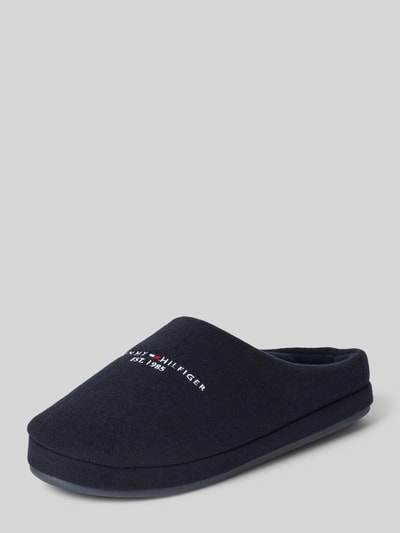 Tommy Hilfiger Huisschoenen met labelstitching Marineblauw - 1