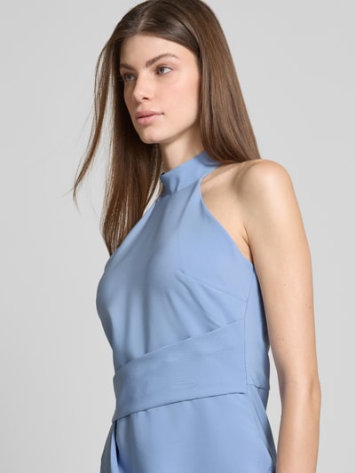 Lipsy Knielange cocktailjurk in wikkellook Lichtblauw - 3