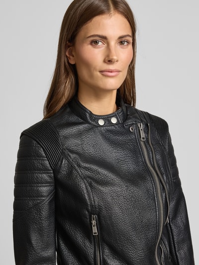 Guess Jack van kunstleer met ritsluiting opzij, model 'JEANNINE' Zwart - 3