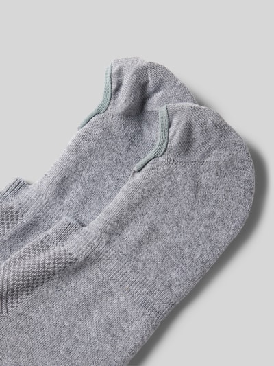 Burlington Sneakersocken mit Strukturmuster Modell 'Athleisure' Mittelgrau Melange 2