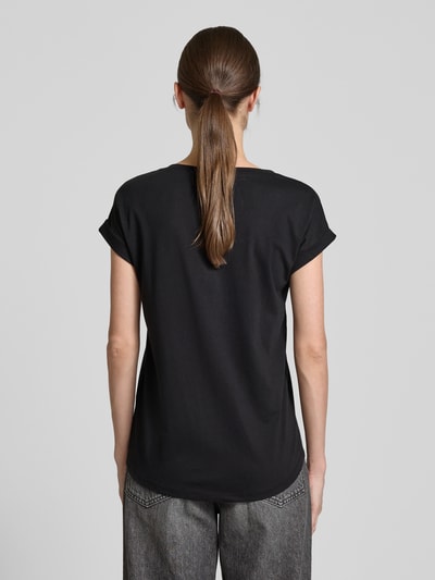 Vila T-shirt met ronde hals, model 'Dreamers' Zwart - 5