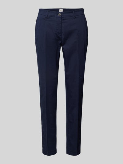 Brax Stoffen broek met verkorte pasvorm, model 'MARON' Marineblauw - 2