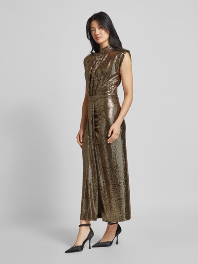 Essentiel Maxi-jurk met pailletten Goud gemêleerd - 1