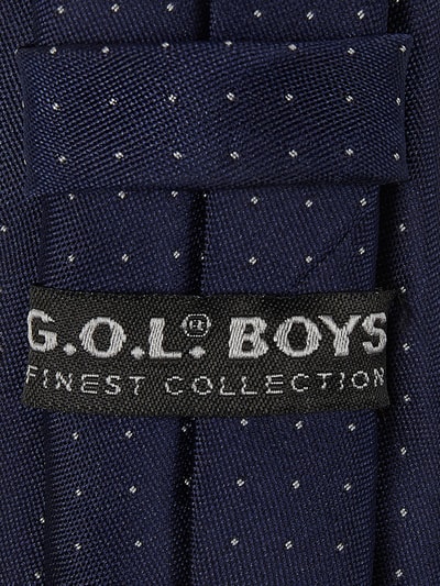 G.O.L. Krawat z mikrowłókna (5 cm) Granatowy 2