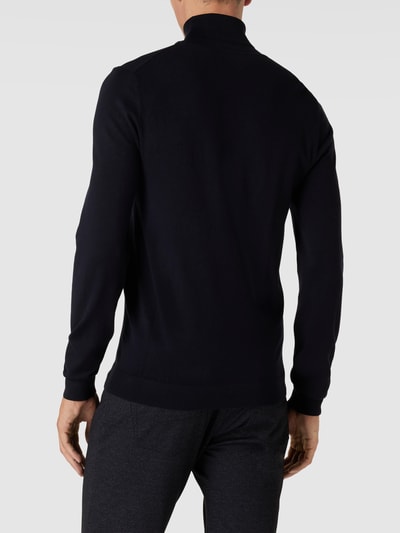 MCNEAL Longsleeve mit geripptem Rollkragen Marineblau 5