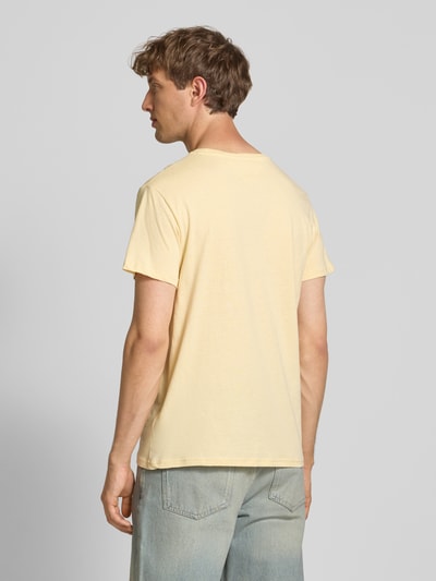 Tommy Jeans Regular Fit T-Shirt aus reiner Baumwolle GELB 5