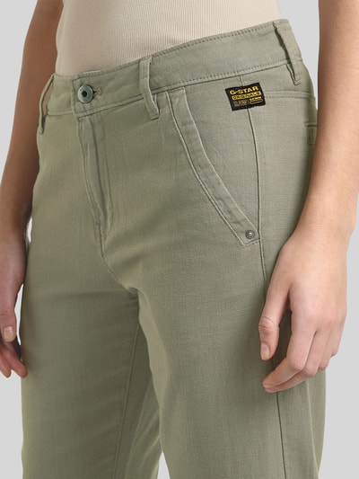 G-Star RAW Chinosy o kroju straight fit z czystej bawełny Khaki 3