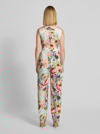 Swing Jumpsuit mit Rundhalsausschnitt Hellgruen 5