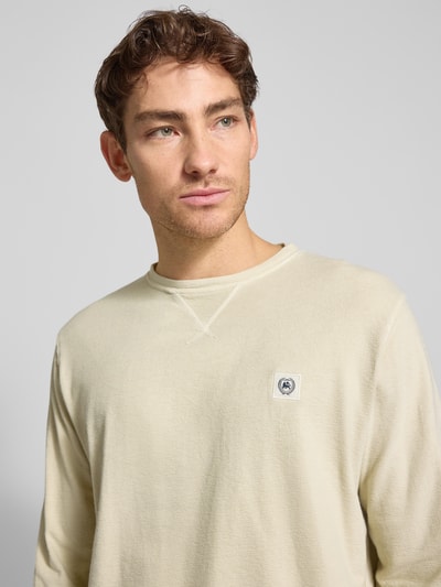 Lerros Sweatshirt mit Label-Details Sand 3