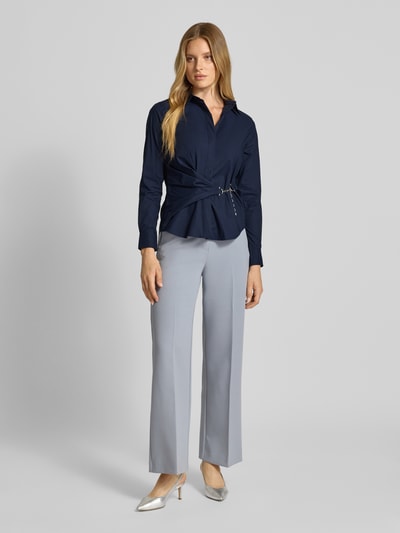 Lauren Ralph Lauren Regular Fit Hemdbluse mit Ketten-Detail Modell 'Coniah' Marine 1