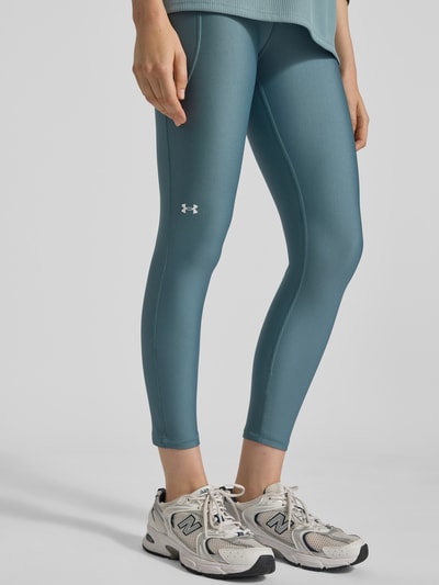Under Armour Slim fit legging met logoprint, model 'Tech' Mintgroen - 2