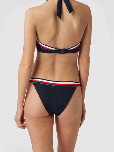 TOMMY HILFIGER Figi bikini z paskami w kontrastowym kolorze Granatowy 4