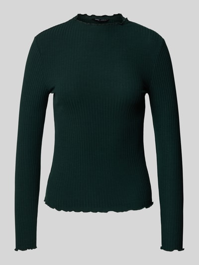 Only Slim Fit Langarmshirt mit Viskose-Anteil Modell 'LEMMA' Dunkelgruen 2