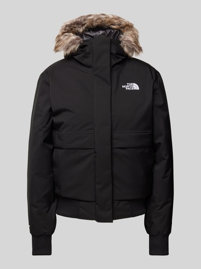 The North Face Jack met labelstitching, model 'Artic Bomber' Zwart - 2