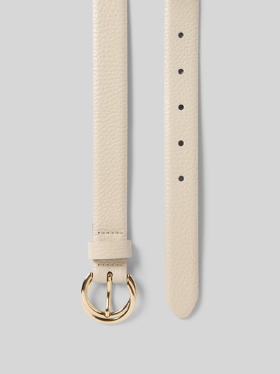 Weinmann Ledergürtel mit Dornschließe Modell 'Adria' Beige 3