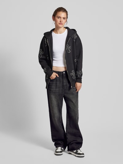 Review Essentials baggy jeans  Zwart - 1