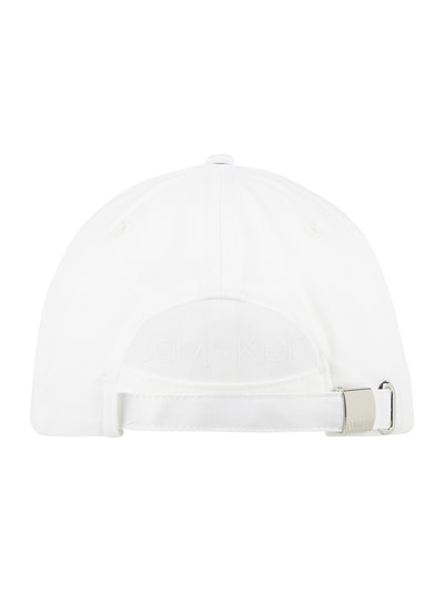 CK Calvin Klein Cap aus Bio-Baumwolle  Weiss 2