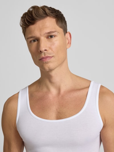 Mey Tanktop im unifarbenen Design Weiss 3