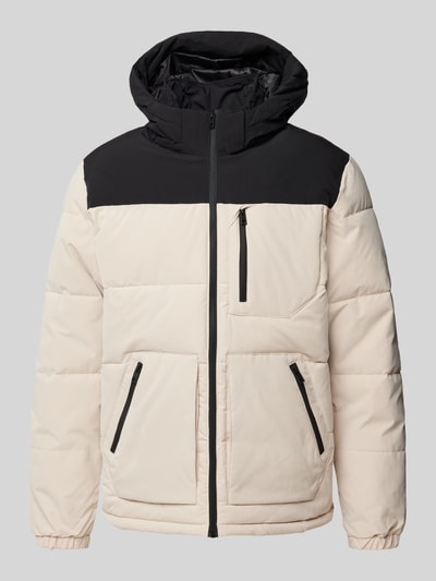 Jack & Jones Steppjacke mit Reißverschlusstaschen Modell 'OTTO' Offwhite 1