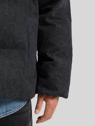 Hugo Blue Relaxed Fit Steppjacke aus reiner Baumwolle Modell 'BOWAN' BLACK 6