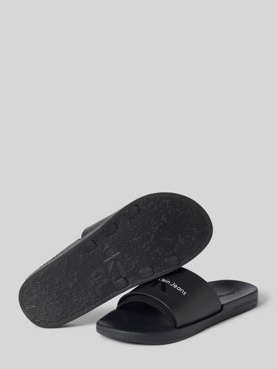 CK Calvin Klein Slides mit Label-Print Black 4