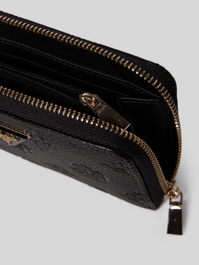 Guess Portemonnee met labeldetail, model 'CRESIDIA' Zwart - 3