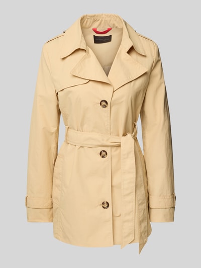 Christian Berg Woman Selection Trenchcoat mit Bindegürtel Sand 2